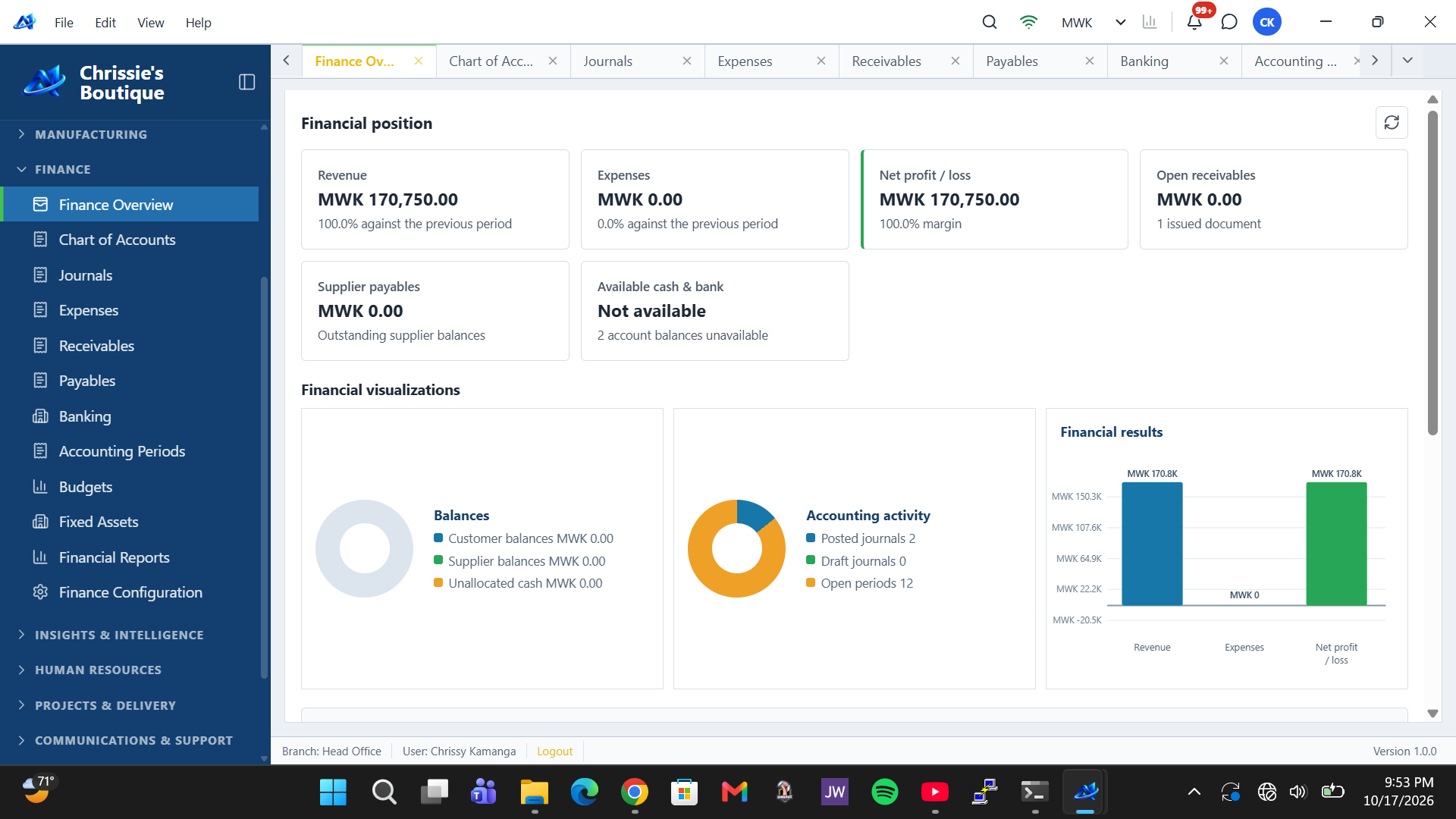 AubieOne ERP — product and services overview